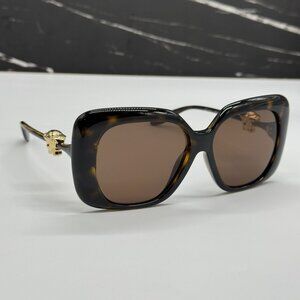 NEW VERSACE VE4499U 108/73 HAVANA WOMEN SUNGLASSES MOD 4499U 108/73